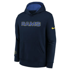 Youth 2025 Rivalries Collection Club Hoodie - Los Angeles Rams