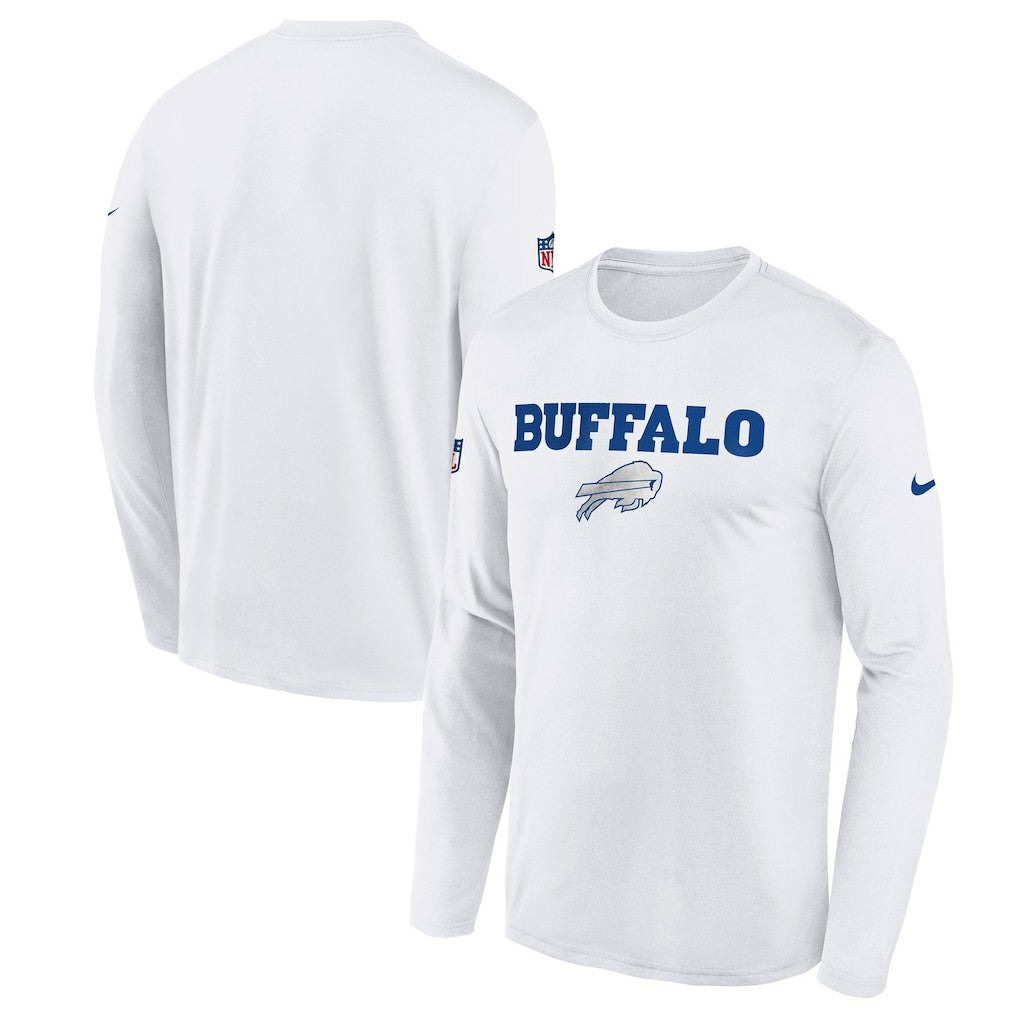 Youth 2025 Rivalries Collection Sideline Legend Dri-FIT Long Sleeve T-Shirt - Buffalo Bills