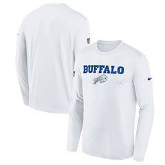 Youth 2025 Rivalries Collection Sideline Legend Dri-FIT Long Sleeve T-Shirt - Buffalo Bills