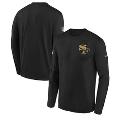 Youth 2025 Rivalries Collection Sideline Legend Dri-FIT Long Sleeve T-Shirt - San Francisco 49ers