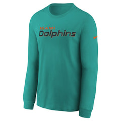 Youth 2025 Rivalries Collection Long Sleeve T-Shirt - Miami Dolphins