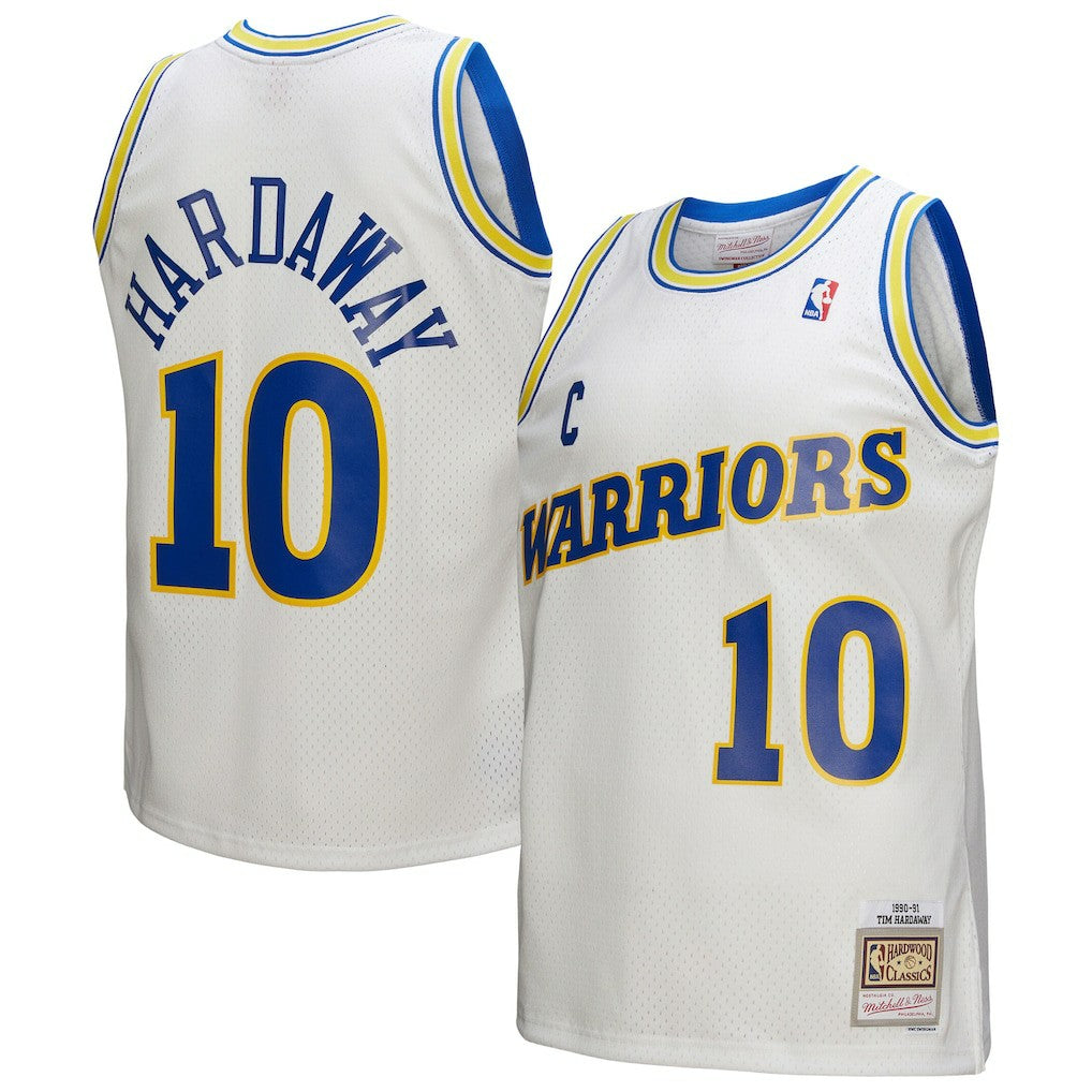 NBA Tim Hardaway Golden State Warriors Hardwood Classics 1990/91 Swingman Jersey sale