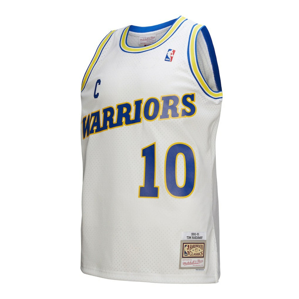 NBA Tim Hardaway Golden State Warriors Hardwood Classics 1990/91 Swingman Jersey sale