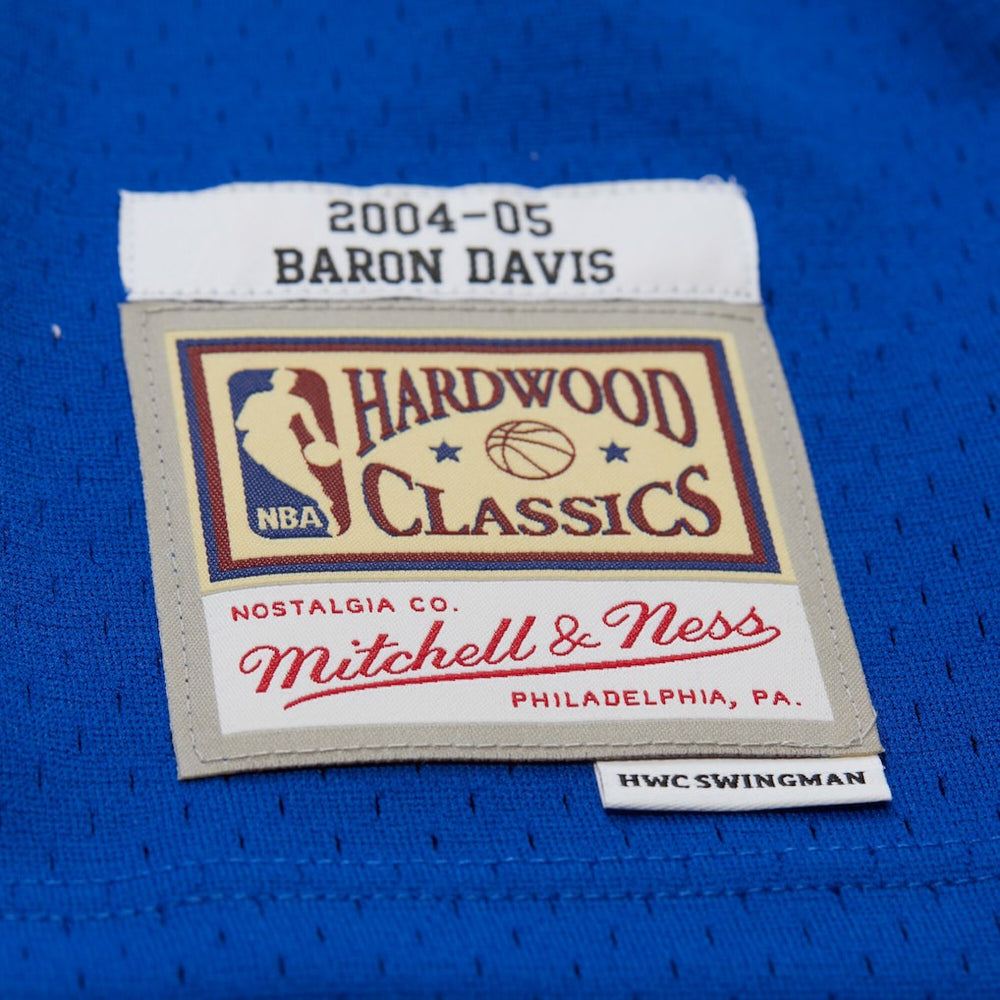 NBA Baron Davis Golden State Warriors Hardwood Classics 2004/05 Swingman Jersey