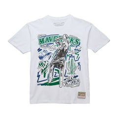 NBA Dirk Nowitzki Dallas Mavericks Hardwood Classics Chalked Up T-Shirt sale