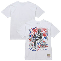 NBA Allen Iverson Philadelphia 76ers Hardwood Classics Chalked Up T-Shirt