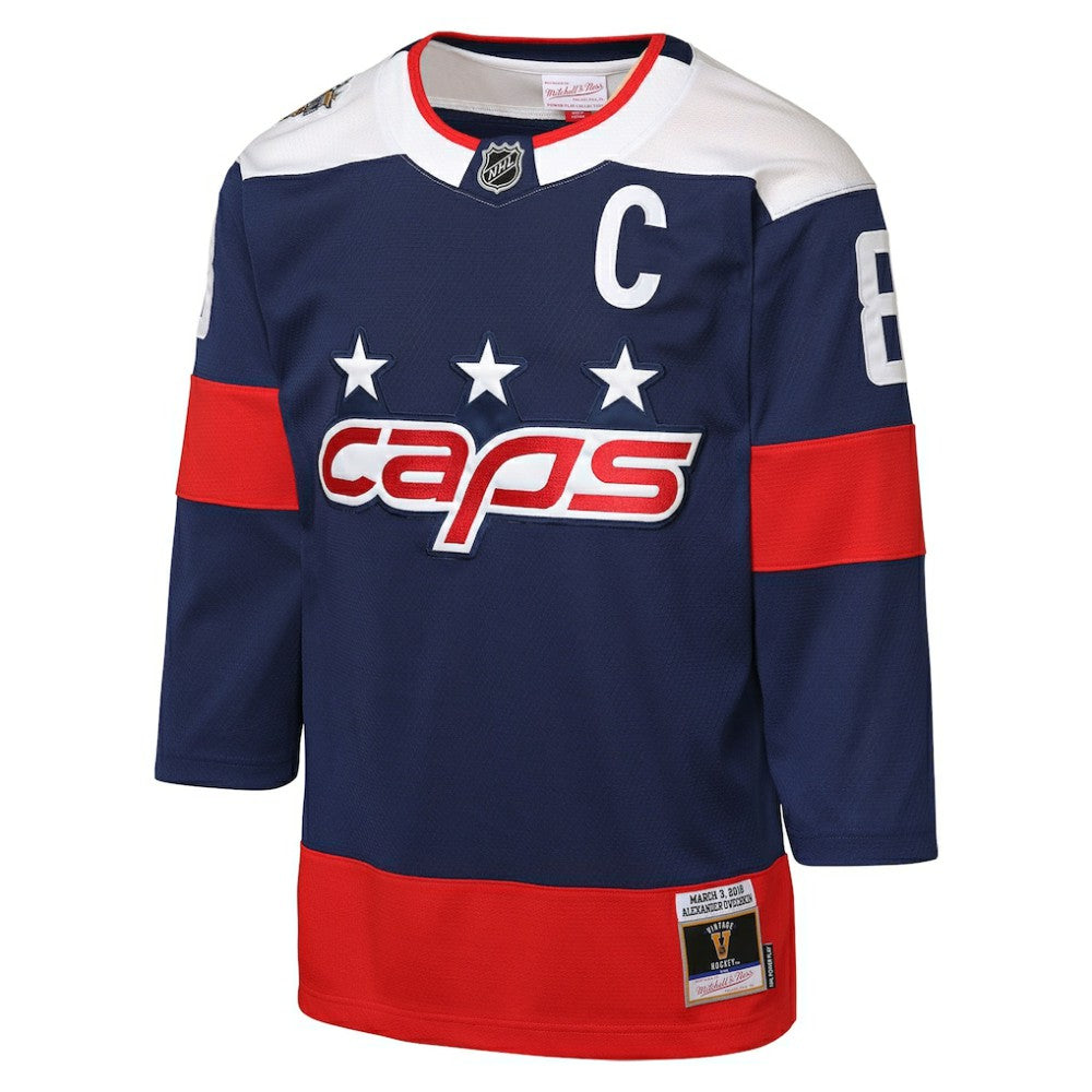 NHL Navy Alexander Ovechkin Washington Capitals Mitchell & Ness Youth 2018 NHL Stadium Series Power Play 2.0 Player Jersey
