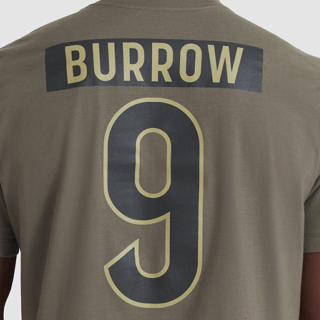 Joe Burrow  2025 Salute to Service Name & Number T-Shirt - Cincinnati Bengals