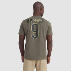 Joe Burrow  2025 Salute to Service Name & Number T-Shirt - Cincinnati Bengals