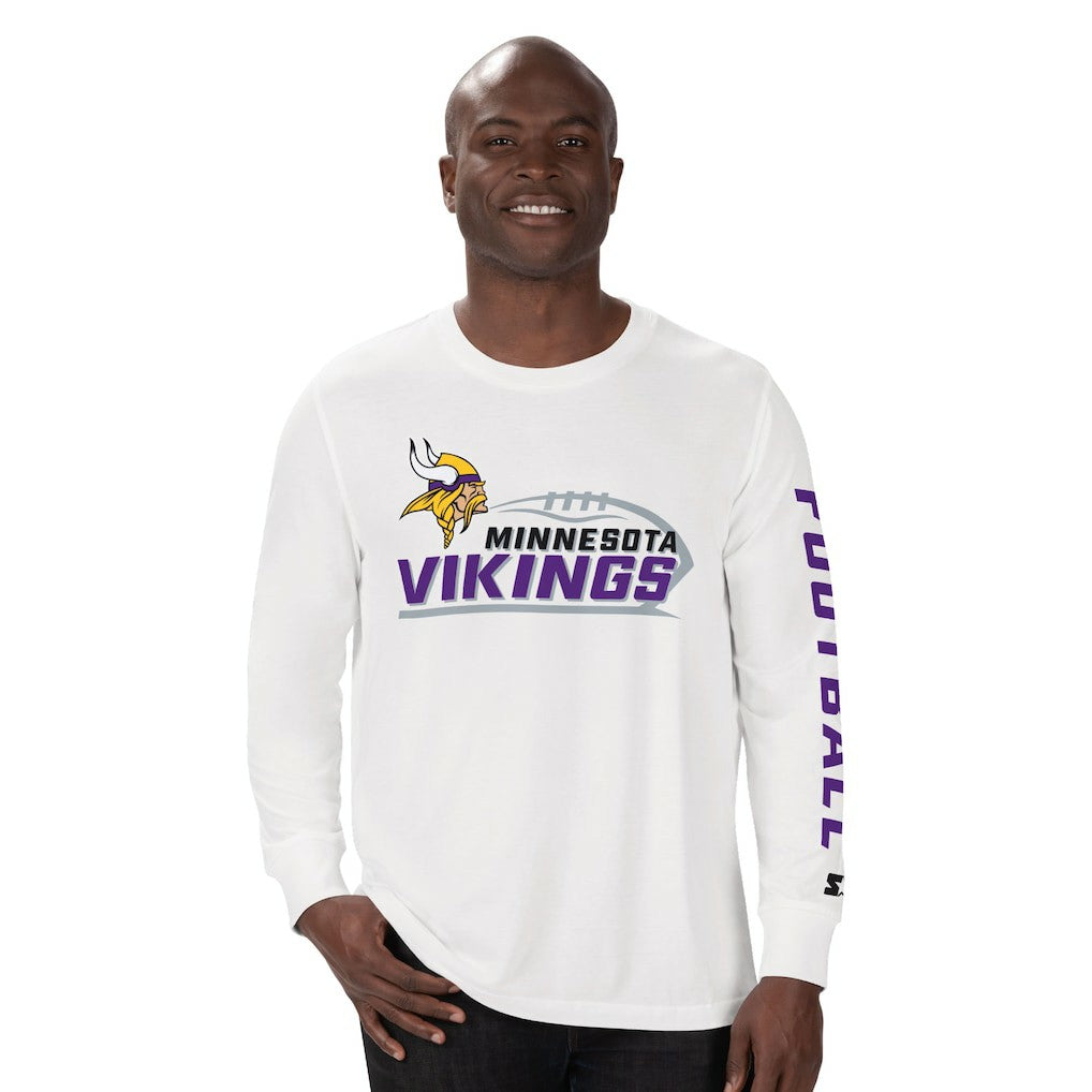 Starter Half Time Long Sleeve T-Shirt - Minnesota Vikings