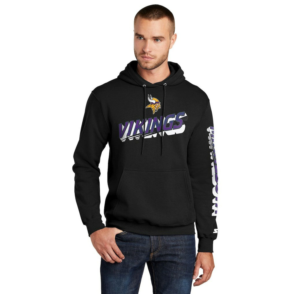 Starter Wordmark Logo Pullover Hoodie - Minnesota Vikings