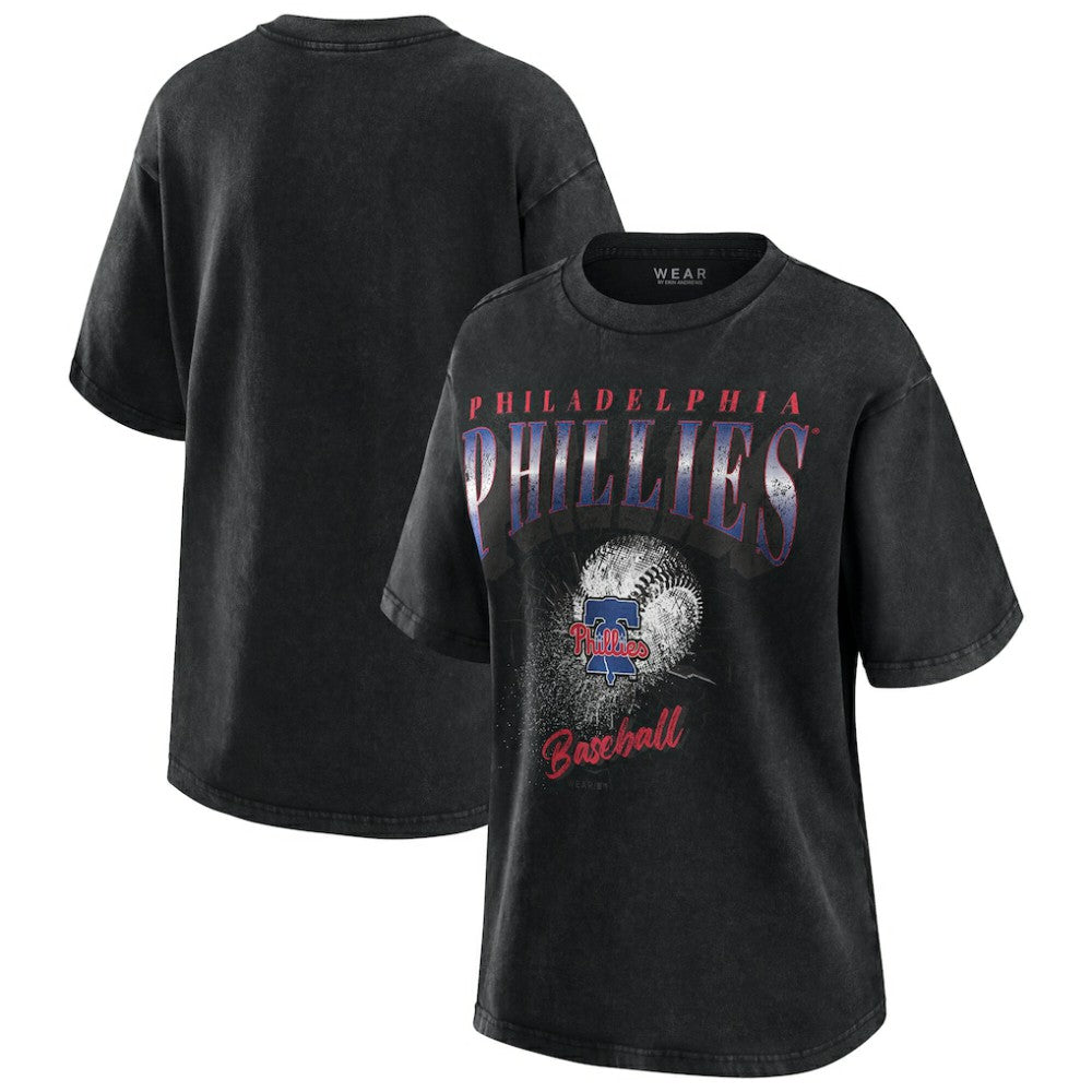 MLB Philadelphia Phillies WEAR by Erin Andrews Women's Oversized Boyfriend T-Shirt