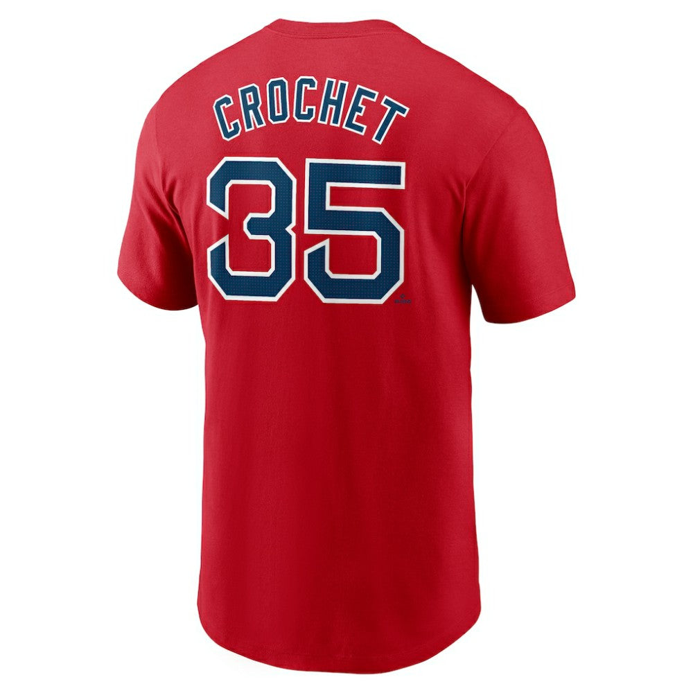 MLB Garrett Crochet Boston Red Sox Nike Fuse Name & Number T-Shirt