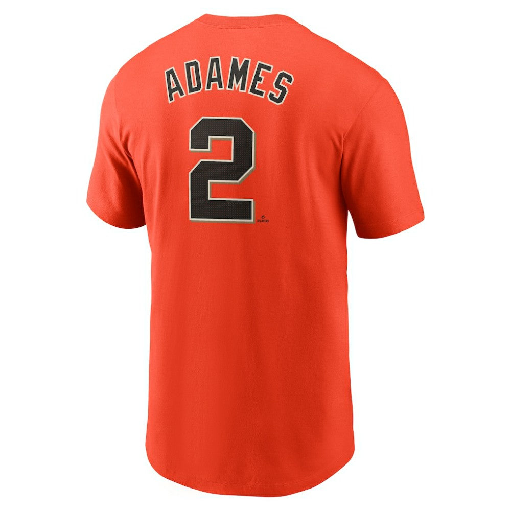 MLB Willy Adames San Francisco Giants Nike Fuse Name & Number T-Shirt