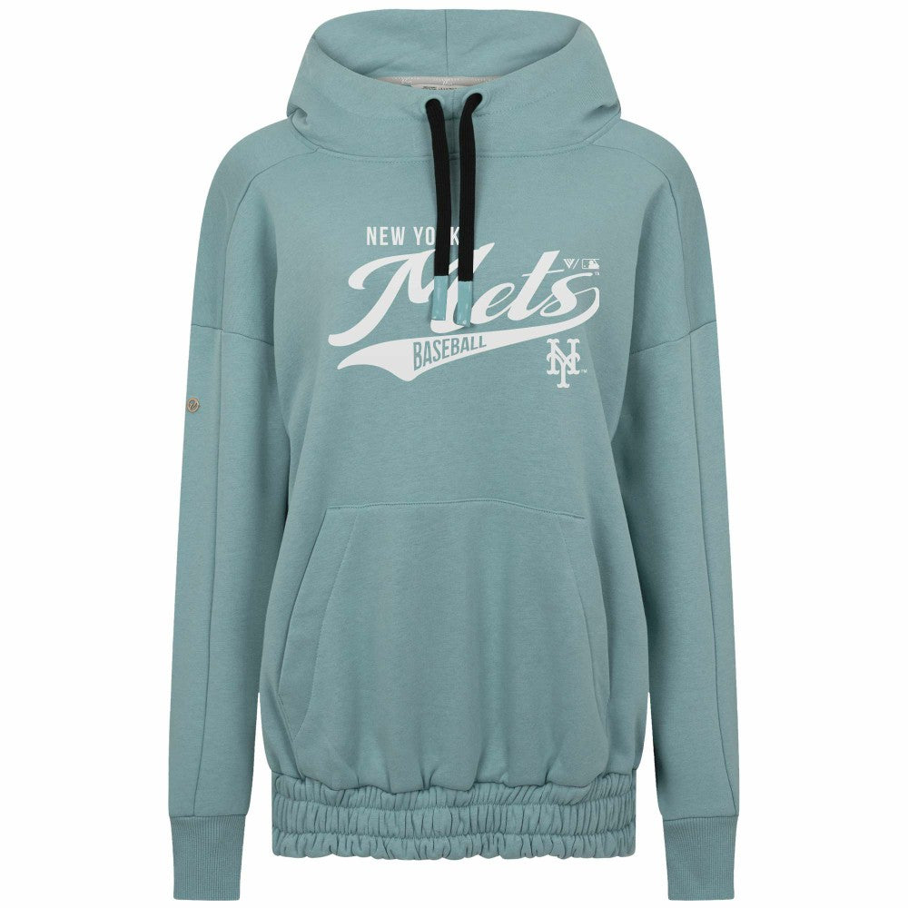MLB New York Mets Levelwear Women's Waterfall Glide Pullover Hoodie