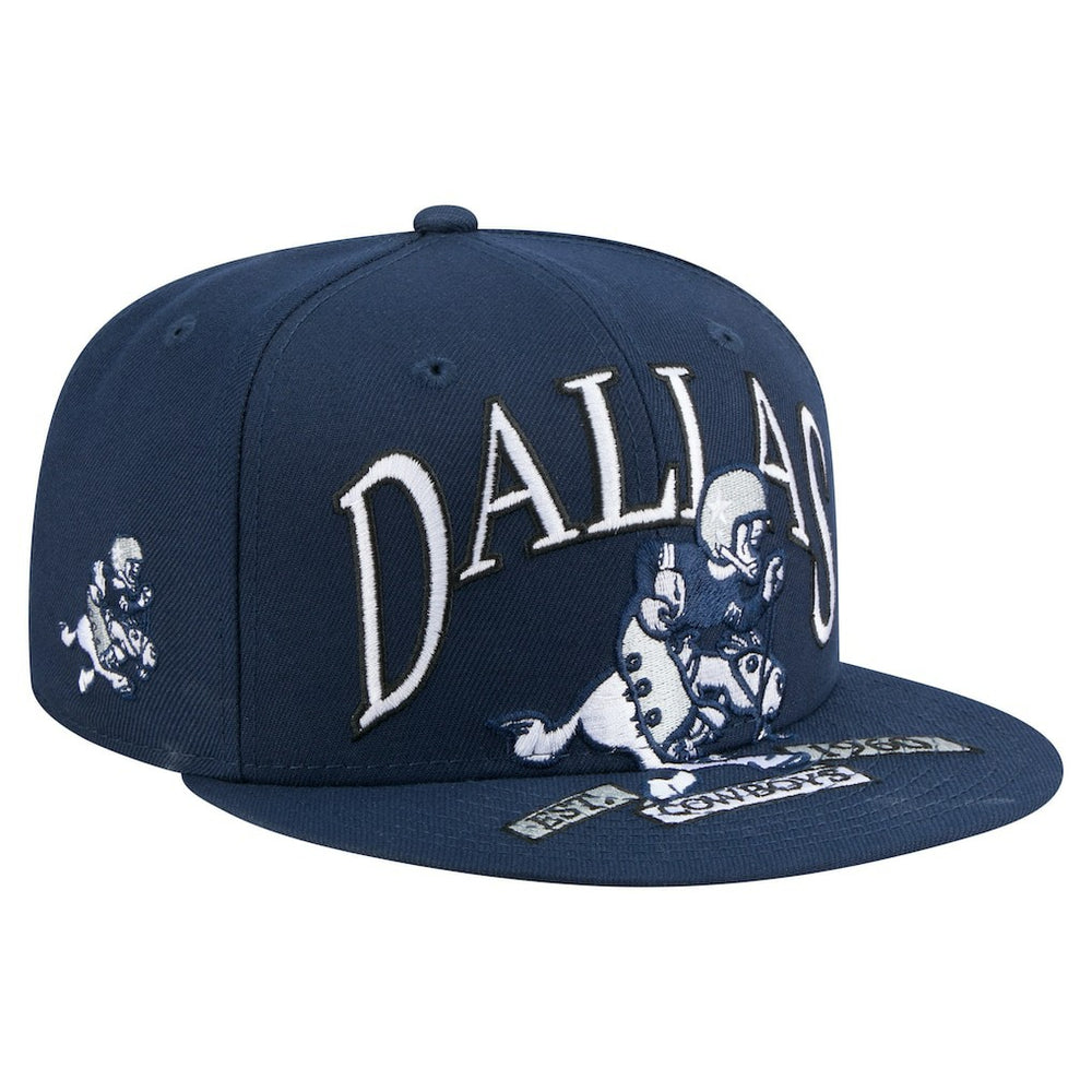 Throwback Oversized 59FIFTY Fitted Hat - Dallas Cowboys
