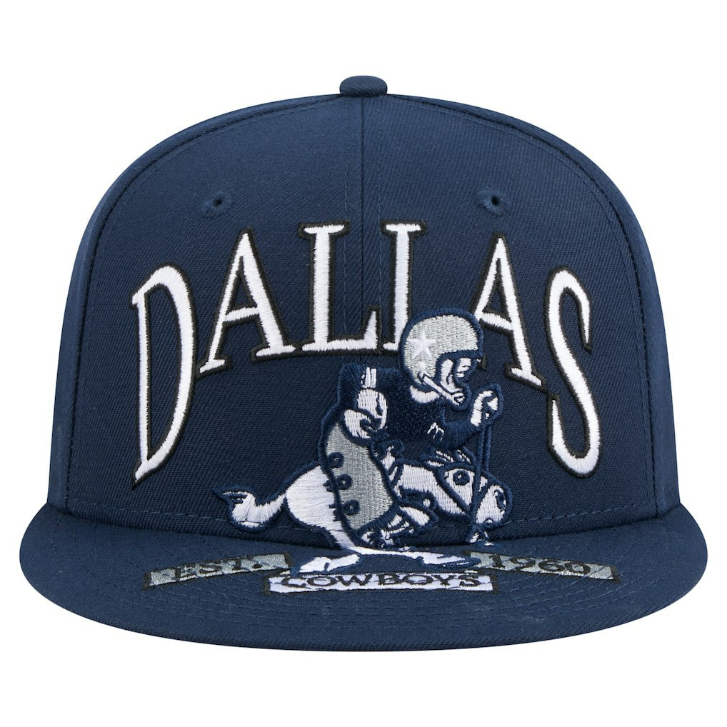 Throwback Oversized 59FIFTY Fitted Hat - Dallas Cowboys