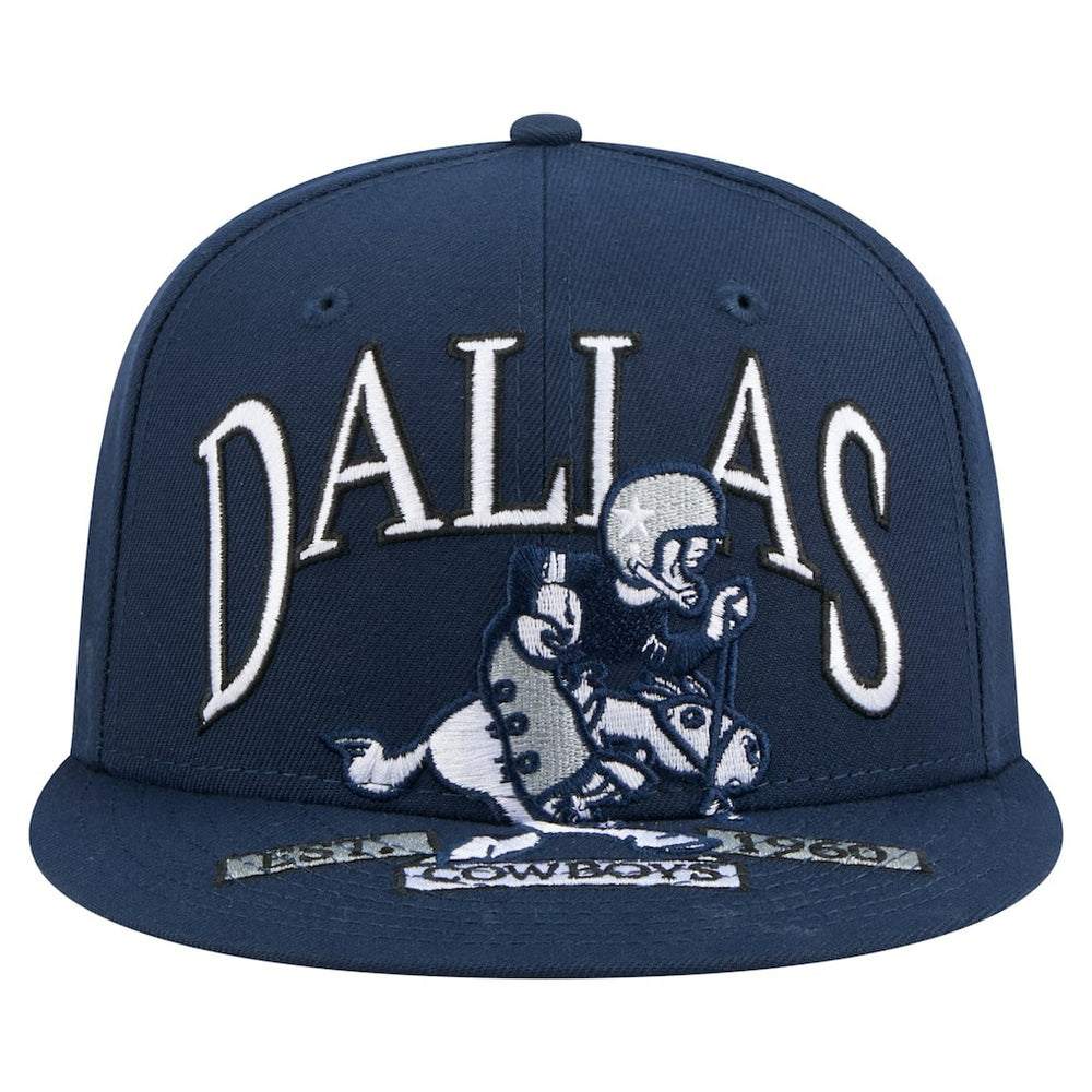 Throwback Oversized 59FIFTY Fitted Hat - Dallas Cowboys