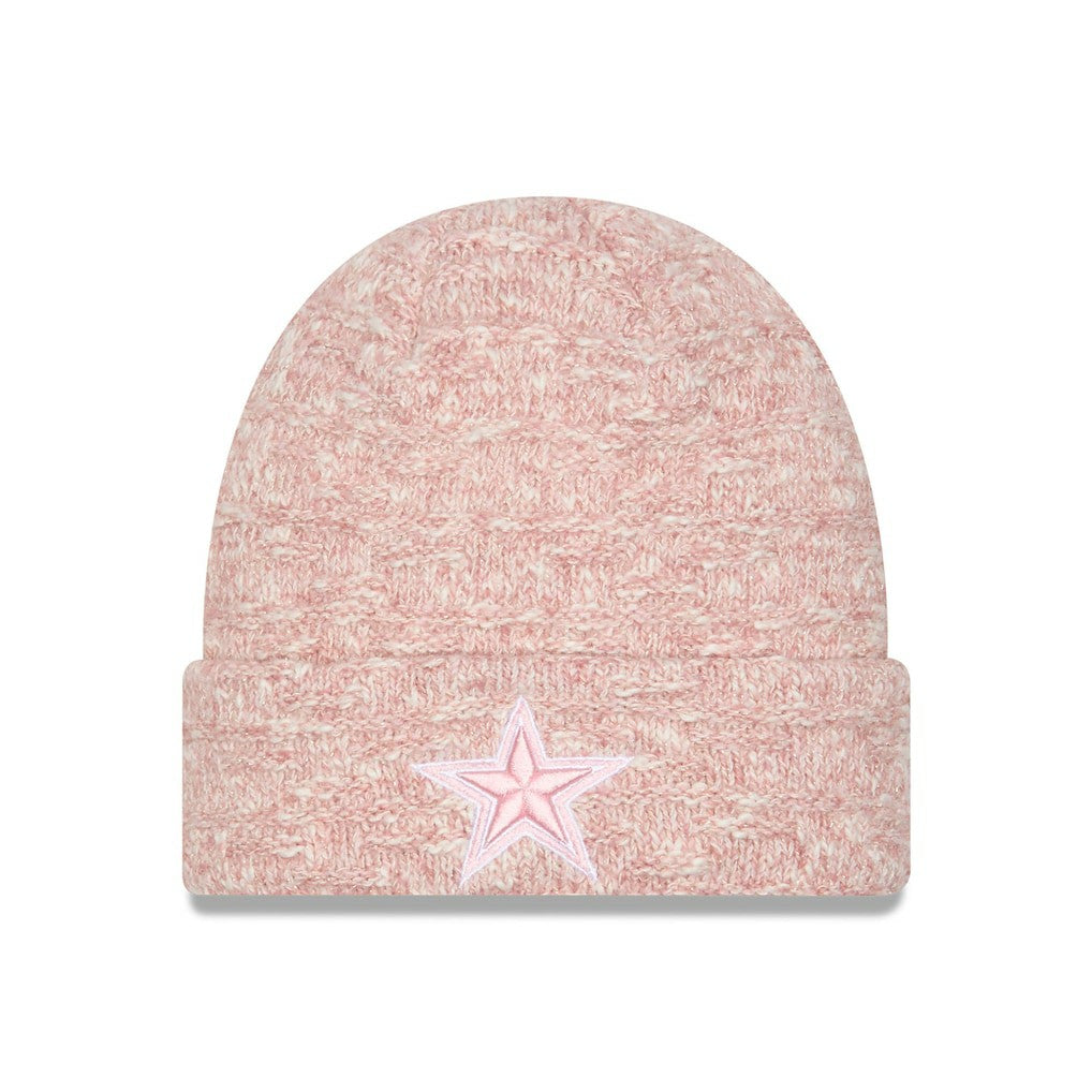 Women's Metallic Cuffed Knit Hat - Dallas Cowboys