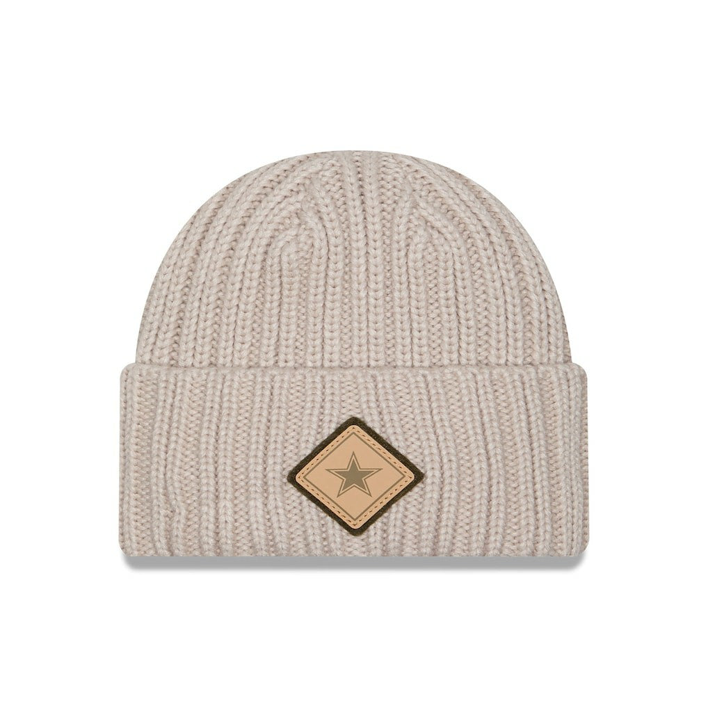 Logo Applique Cuffed Knit Hat - Dallas Cowboys