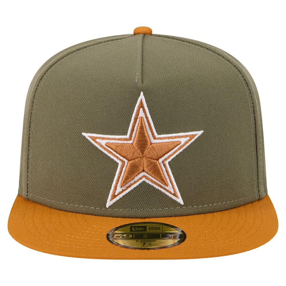 2-Tone Color Pack A-Frame 59FIFTY Fitted Hat - Dallas Cowboys