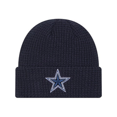 Youth Waffle Cuffed Knit Hat - Dallas Cowboys