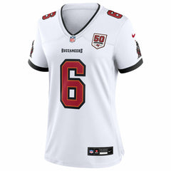 Baker Mayfield  Women's 50th Season White Game Jersey - Tampa Bay Buccaneers