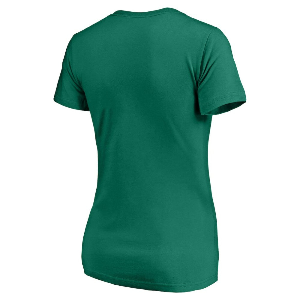 MLB Los Angeles Dodgers Profile Women's Plus Size Celtic V-Neck T-Shirt