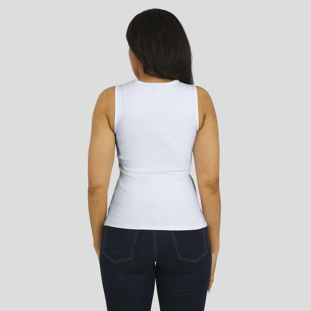 WEAR by Erin Andrews Women's Ribbed Graphic Tank Top - Jacksonville Jaguars