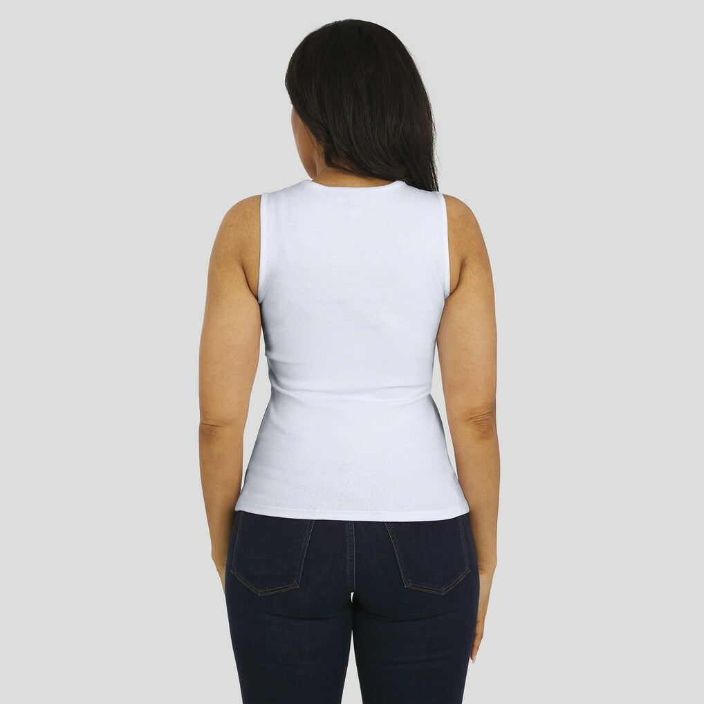 WEAR by Erin Andrews Women's Ribbed Graphic Tank Top - Miami Dolphins