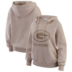 WEAR by Erin Andrews Women's Washed Pullover Crewdie - Green Bay Packers