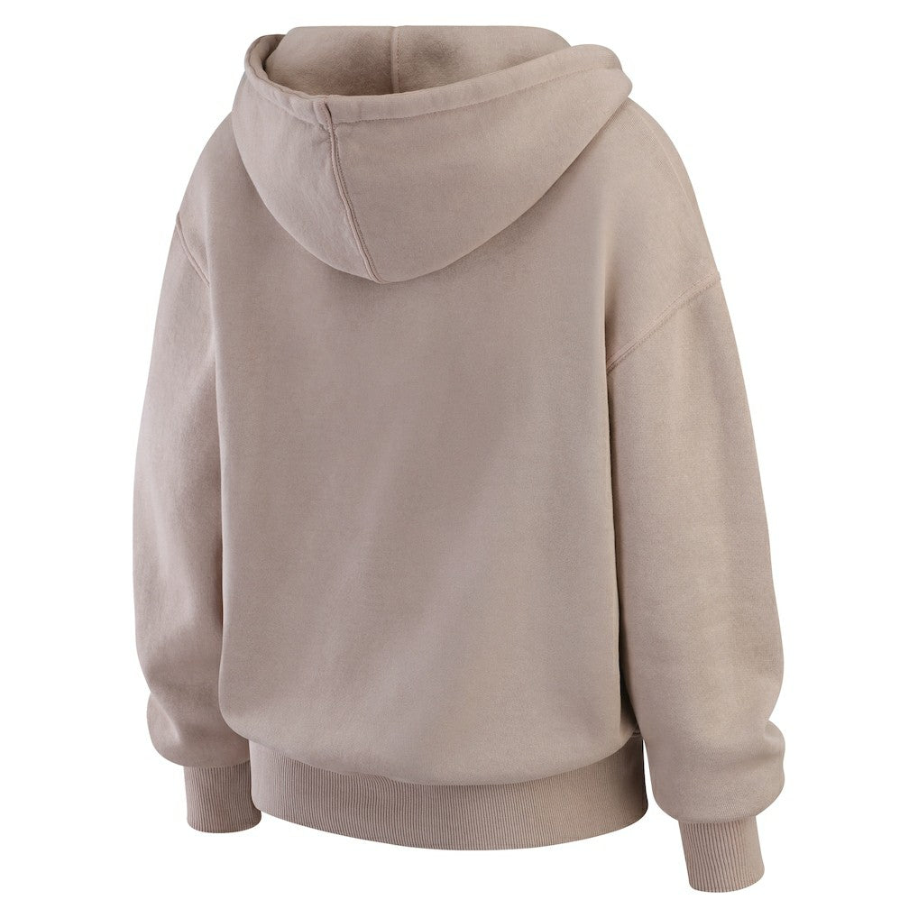 WEAR by Erin Andrews Women's Washed Pullover Crewdie - San Francisco 49ers