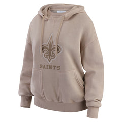 WEAR by Erin Andrews Women's Washed Pullover Crewdie - New Orleans Saints