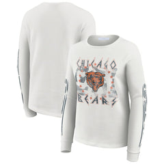 WEAR by Erin Andrews Women's Graphic Waffle Long-Sleeve T-Shirt - Chicago Bears