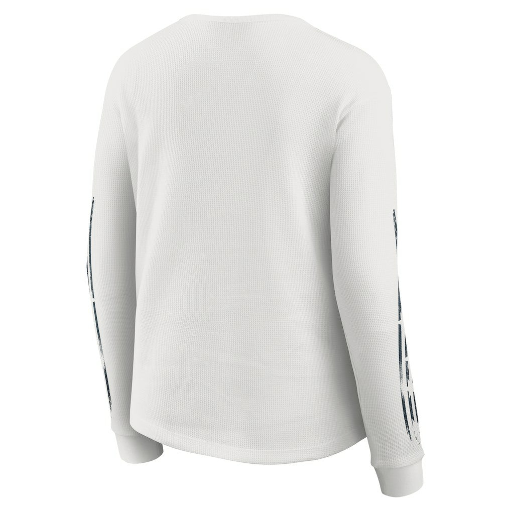 WEAR by Erin Andrews Women's Graphic Waffle Long-Sleeve T-Shirt - Chicago Bears