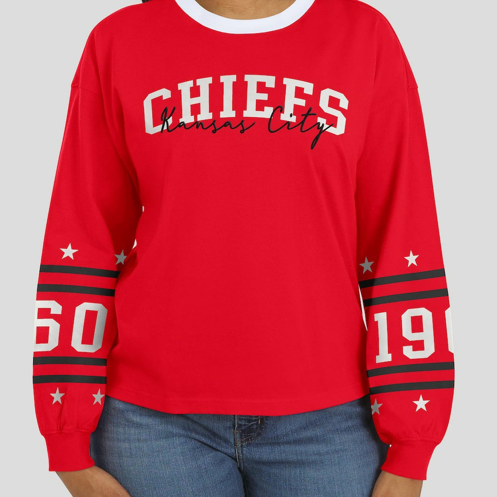 WEAR by Erin Andrews Women's Sport Long-Sleeve T-Shirt - Kansas City Chiefs