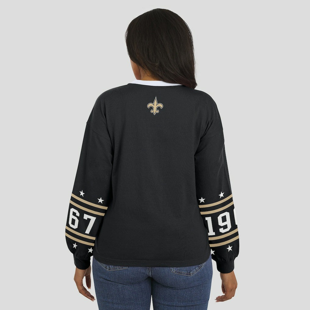 WEAR by Erin Andrews Women's Sport Long-Sleeve T-Shirt - New Orleans Saints