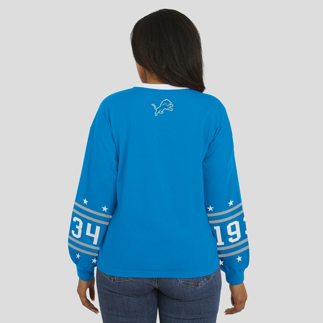 WEAR by Erin Andrews Women's Sport Long-Sleeve T-Shirt - Detroit Lions