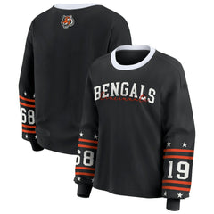 WEAR by Erin Andrews Women's Sport Long-Sleeve T-Shirt - Cincinnati Bengals