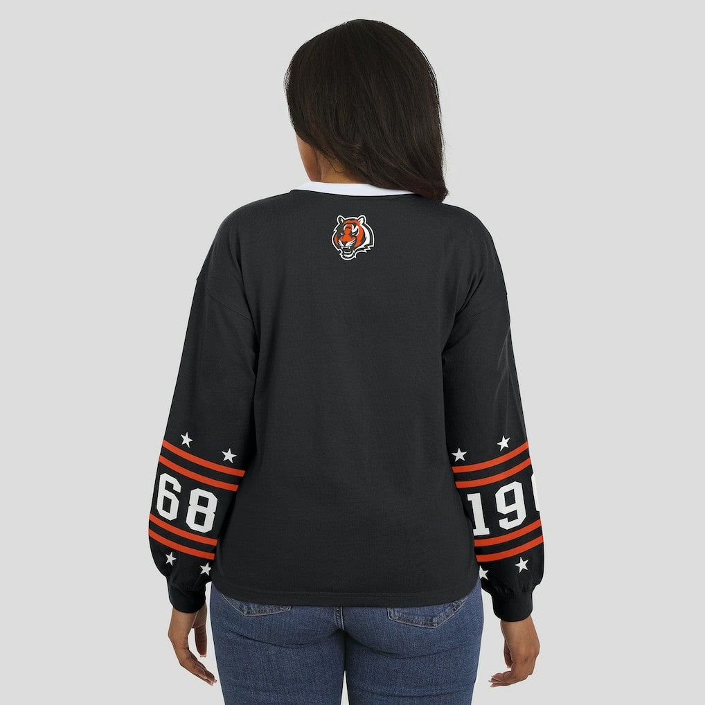 WEAR by Erin Andrews Women's Sport Long-Sleeve T-Shirt - Cincinnati Bengals