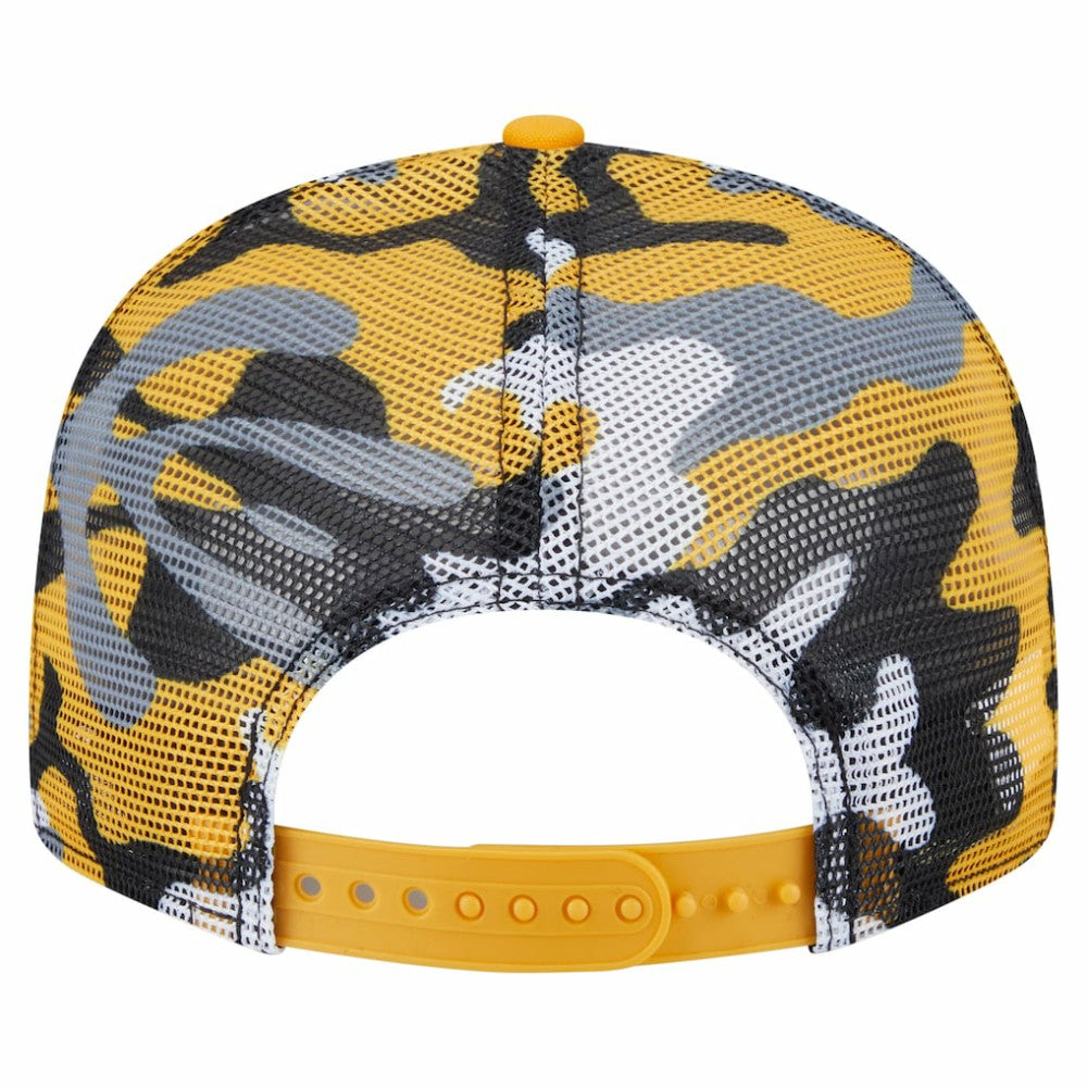 NHL Black/Gold Boston Bruins New Era Camo Meshback 9FIFTY Snapback Hat