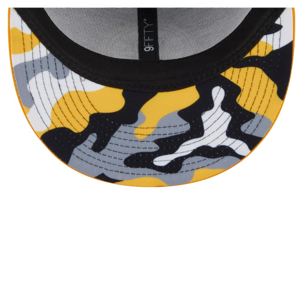 NHL Black/Gold Boston Bruins New Era Camo Meshback 9FIFTY Snapback Hat