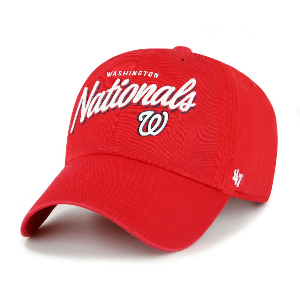 MLB Washington Nationals '47 Women's Ariana Clean Up Adjustable Hat