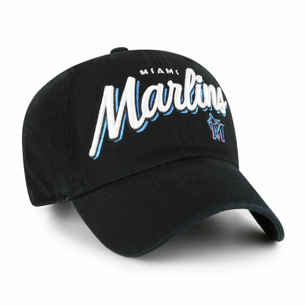 MLB Miami Marlins '47 Women's Ariana Clean Up Adjustable Hat