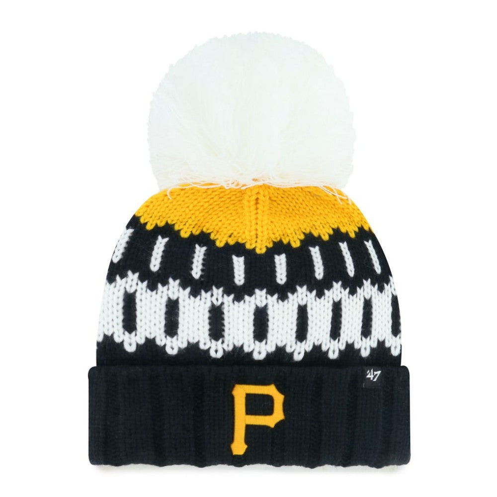 MLB Pittsburgh Pirates '47 Women's Felicity Cuffed Knit Hat with Pom