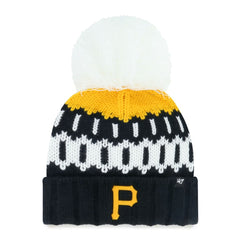 MLB Pittsburgh Pirates '47 Women's Felicity Cuffed Knit Hat with Pom