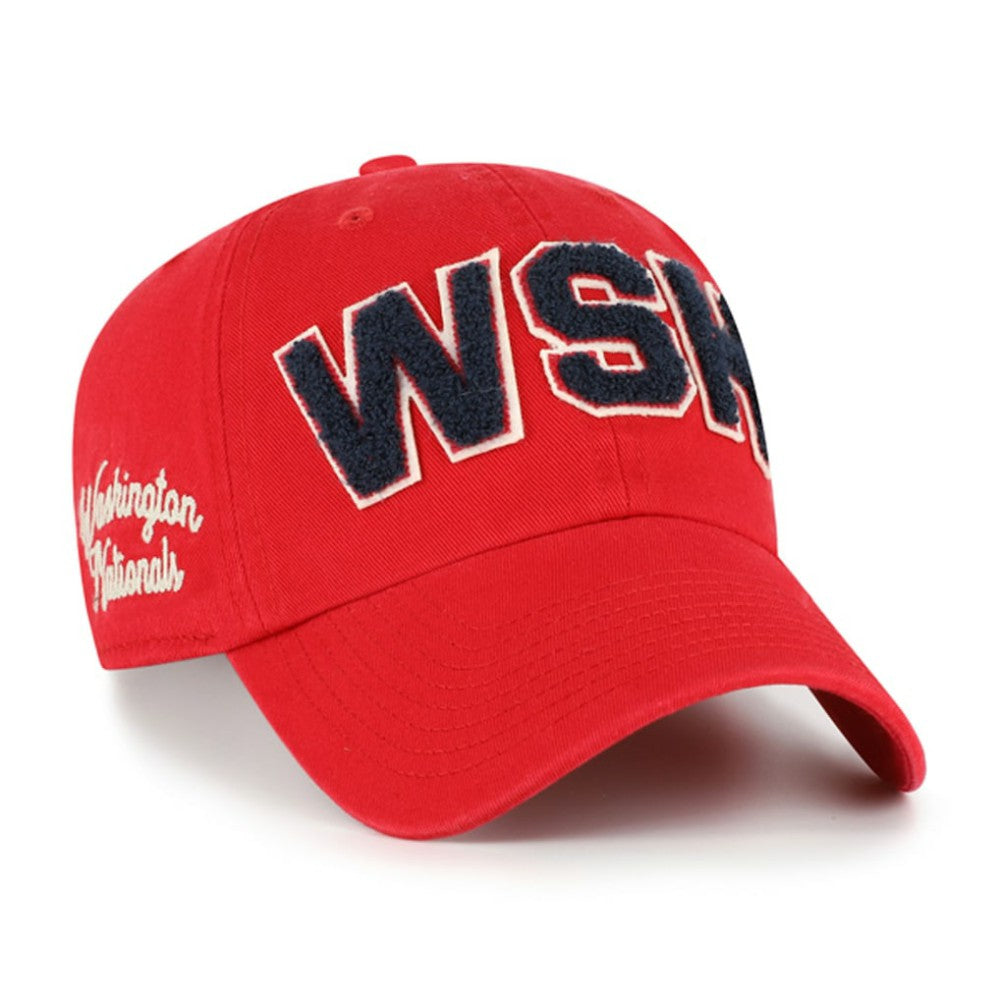 MLB Washington Nationals '47 Women's Zoey Clean Up Adjustable Hat
