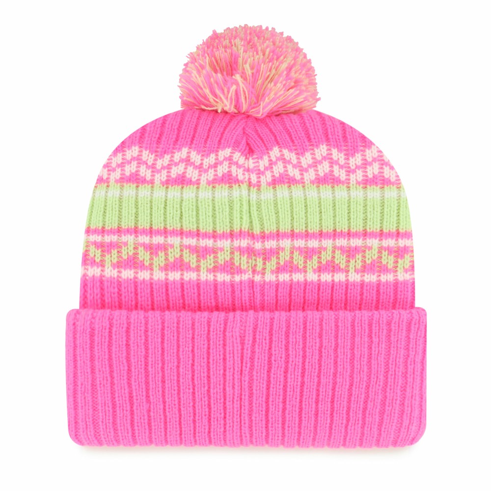 MLB Los Angeles Angels '47 Youth Polar Vortex Cuffed Knit Hat with Pom