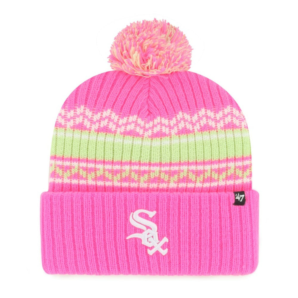 MLB Chicago White Sox '47 Youth Polar Vortex Cuffed Knit Hat with Pom