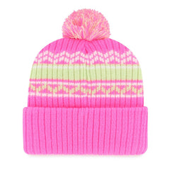 MLB Athletics '47 Youth Polar Vortex Cuffed Knit Hat with Pom